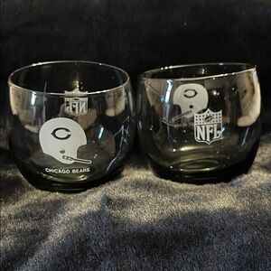 Chicago Bears NFL Glass Drinking Set